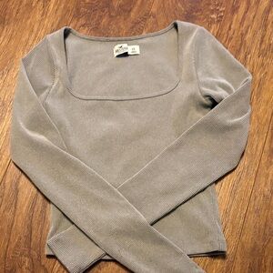 Hollister Kids Gray Long Sleeve Tee